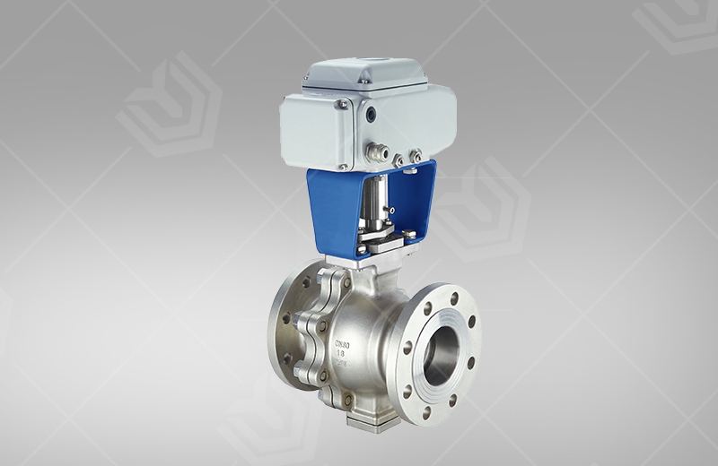 Electric O-type shut-off ball valve