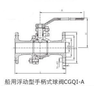 船用浮動型球閥(圖1) 船用浮動型球閥(圖1)