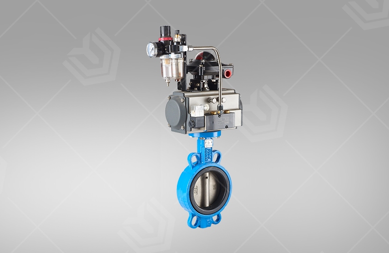 Wafer Centerline Butterfly Valve(Pneumatic )(圖1) Wafer Centerline Butterfly Valve(Pneumatic )(圖1)
