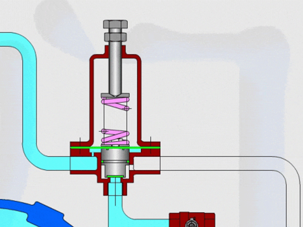 Working principle of pressure valve(圖(tú)1) Working principle of pressure valve(圖1)